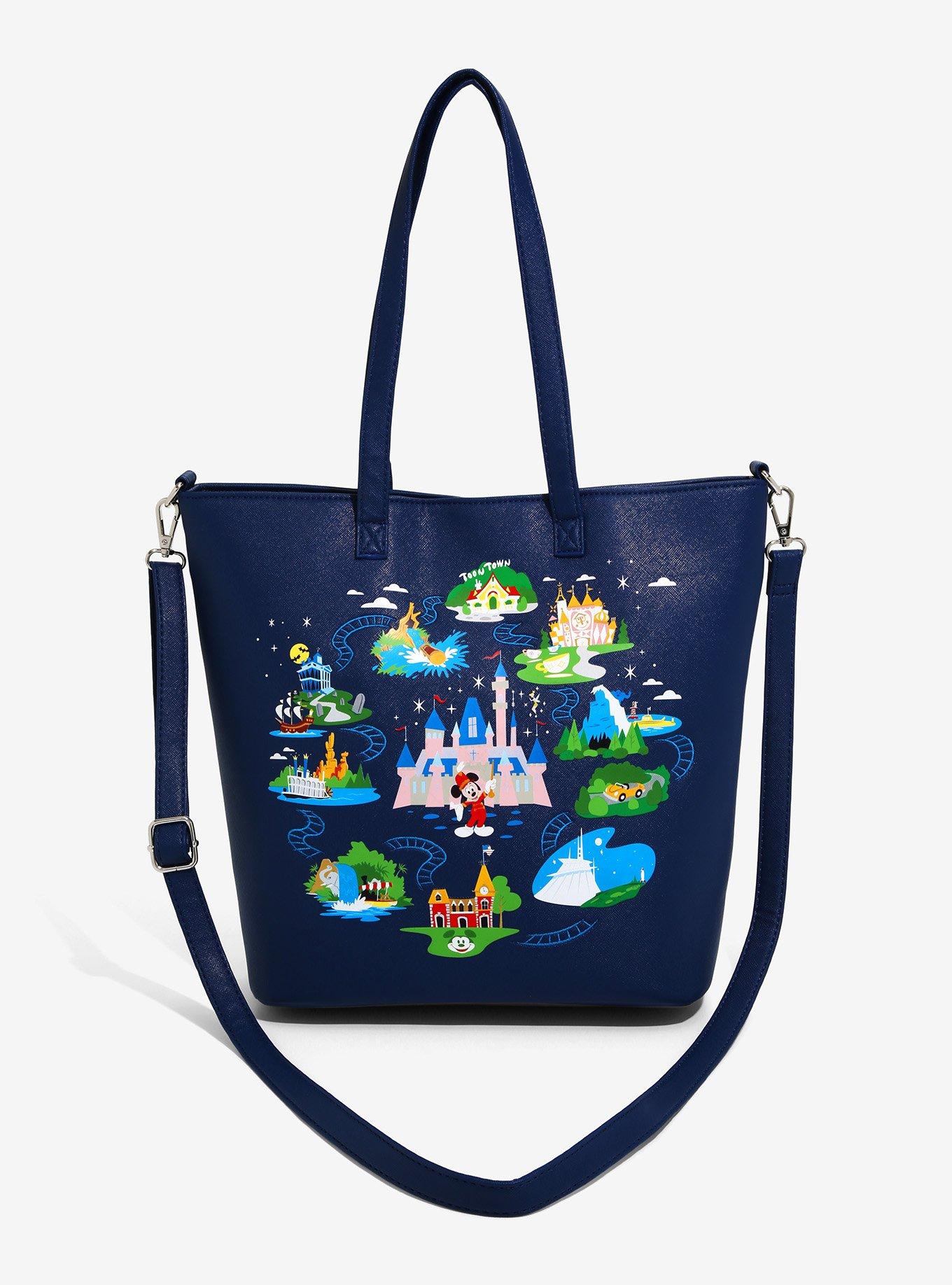 Loungefly Disneyland 65th Anniversary Tote outlets and Cardholder Bundle