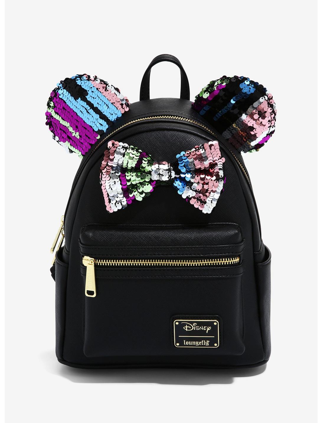 Loungefly Disney Minnie Mouse Sequin Mini Backpack - BoxLunch Exclusive, , hi-res