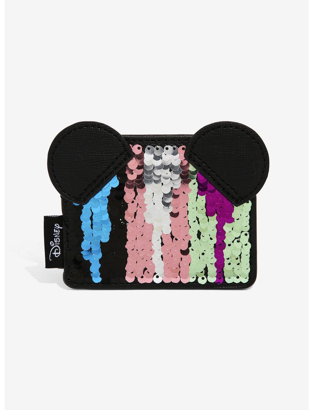 Loungefly Disney Minnie Mouse Sequin Cardholder - BoxLunch Exclusive, , hi-res