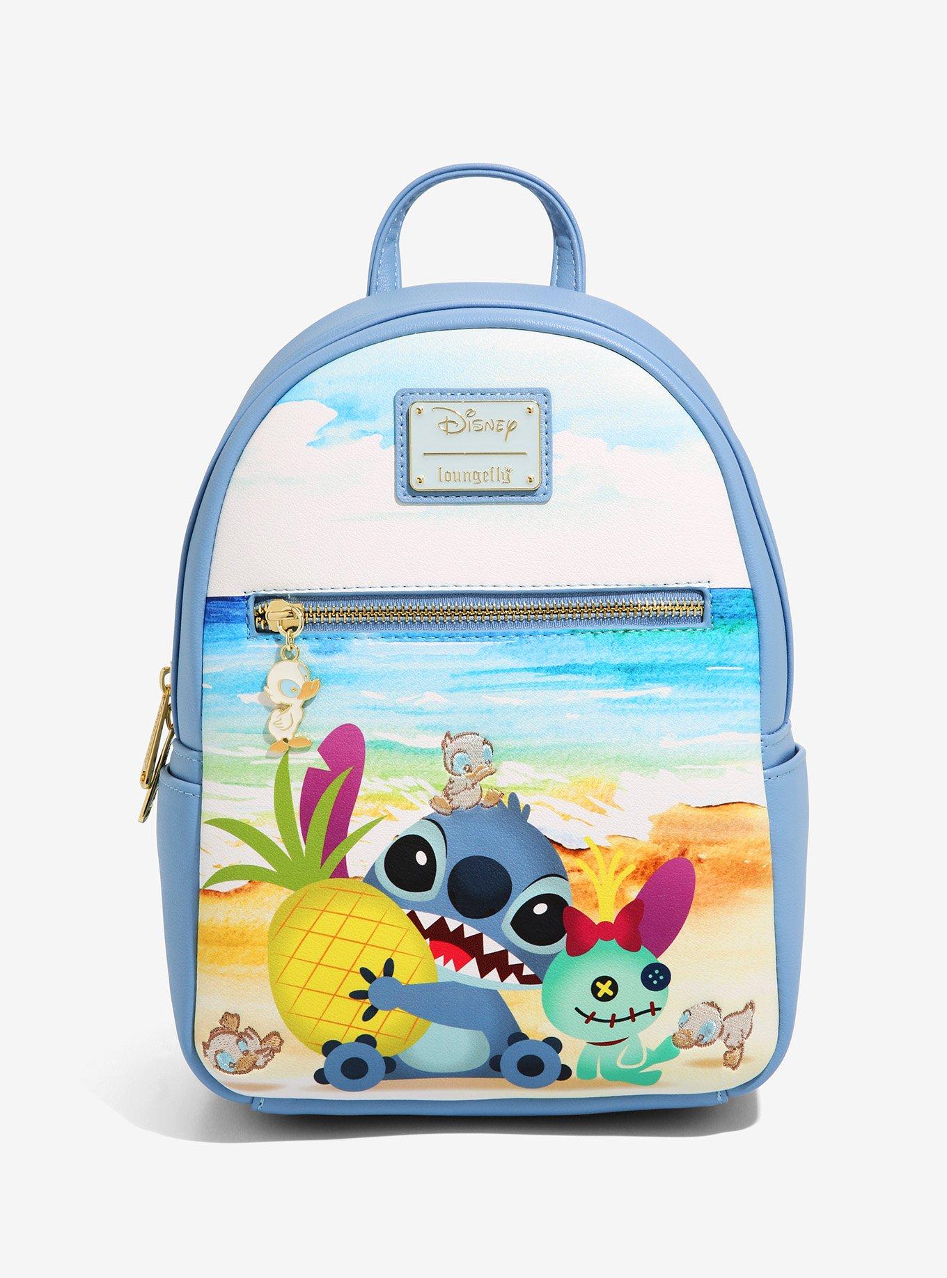 Loungefly Disney Lilo & Stitch Snacking Stitch Allover Print Mini Backpack  - BoxLunch Exclusive