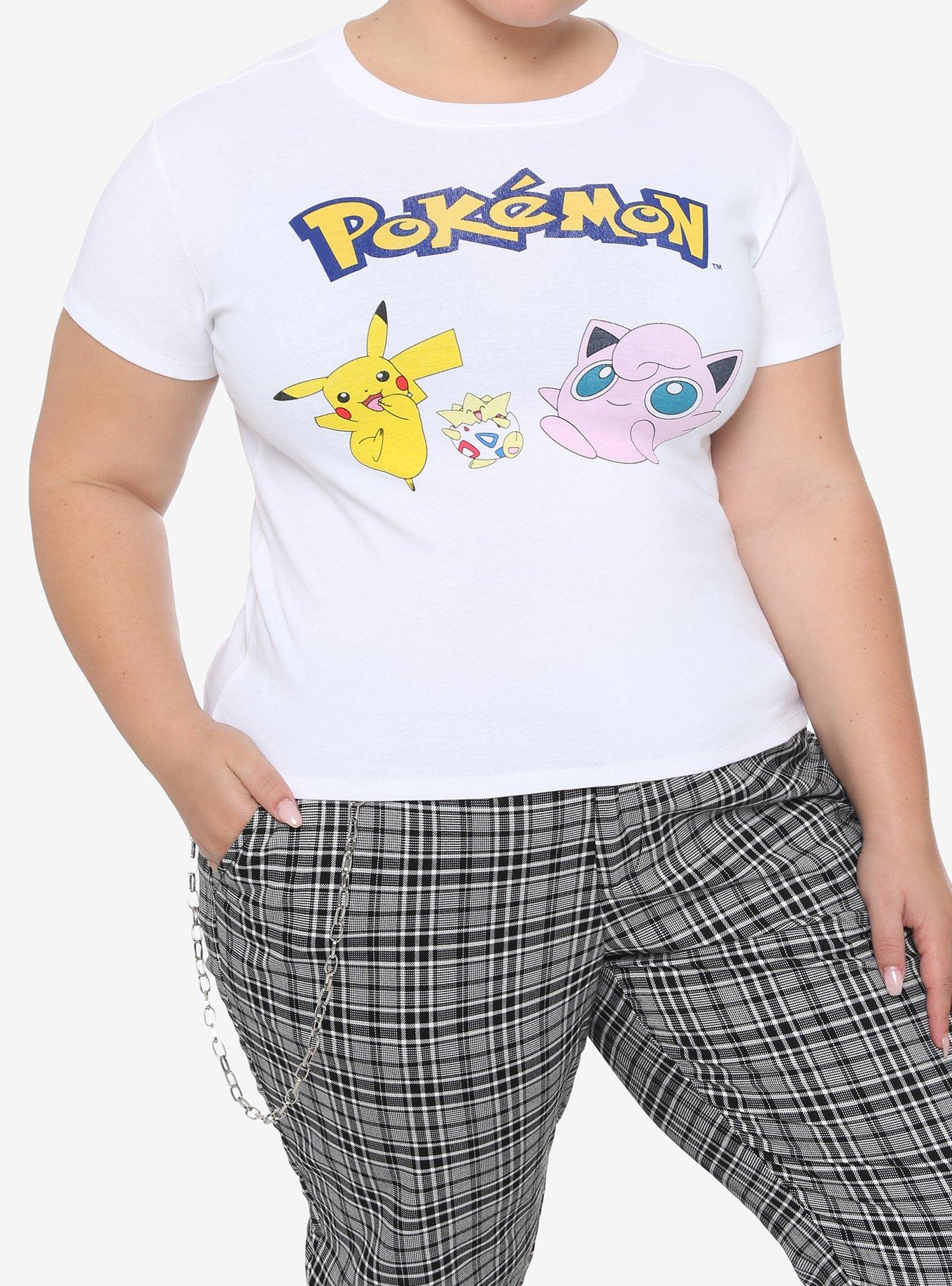 Pokemon Pikachu Jigglypuff & Togepi Girls T-Shirt Plus Size, MULTI, hi-res