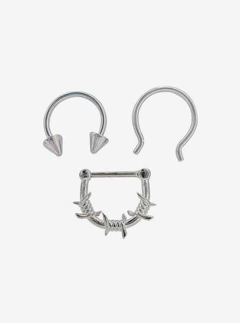 Barbed wire deals septum ring