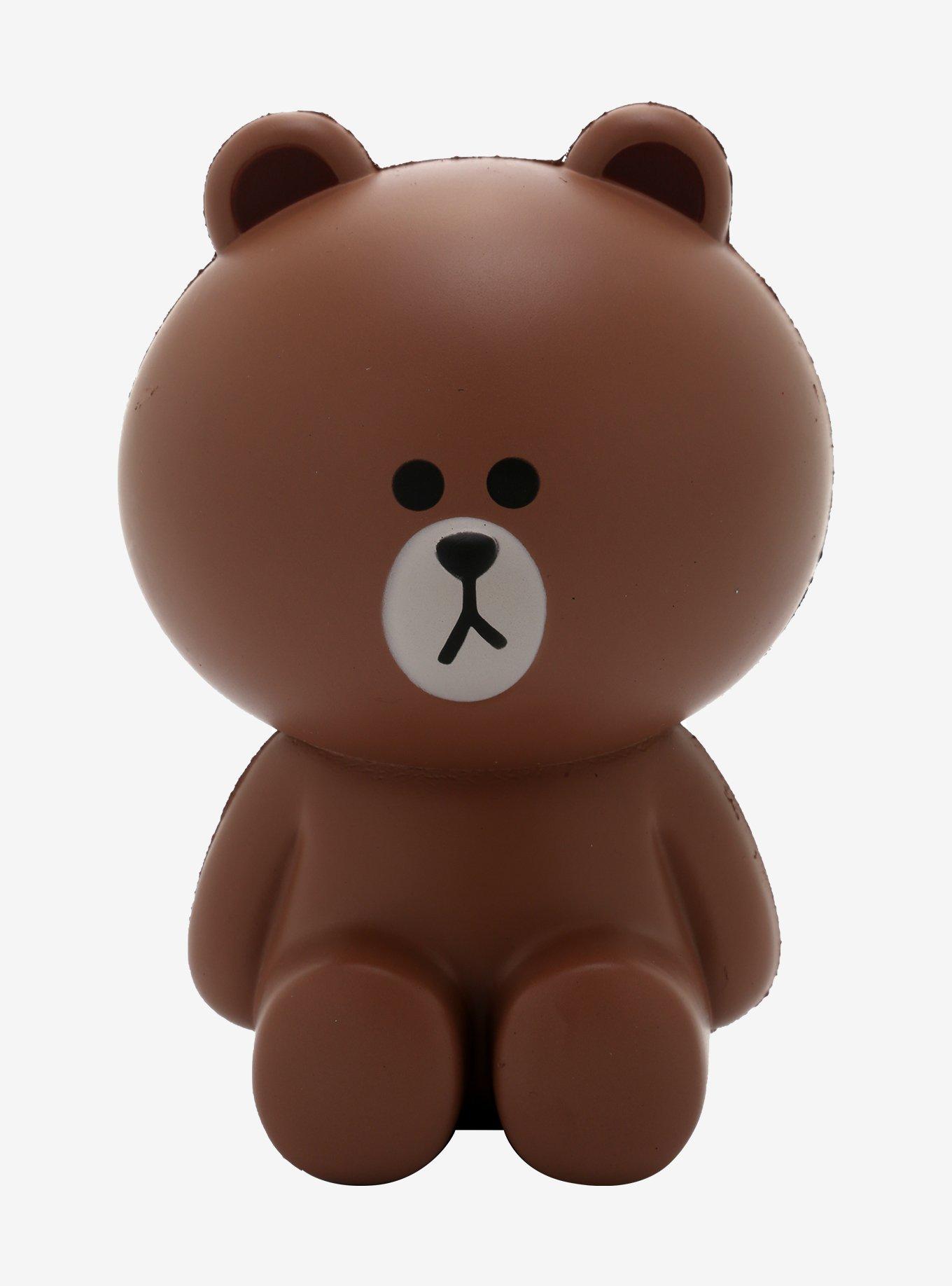 Line Friends Brown Bear Jumbo Squishy, , hi-res