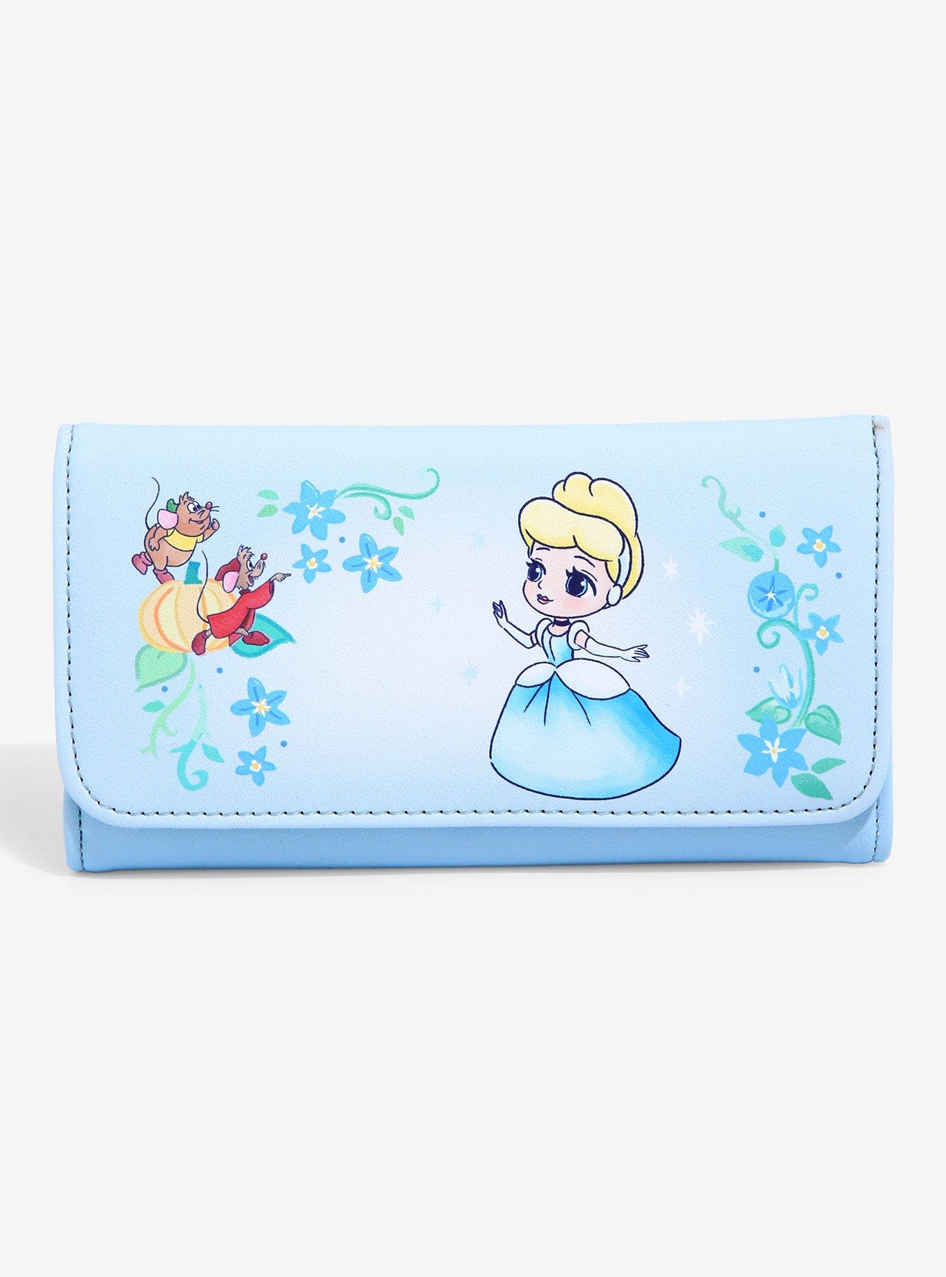Loungefly Disney Cinderella Chibi Character Flap Wallet, , hi-res