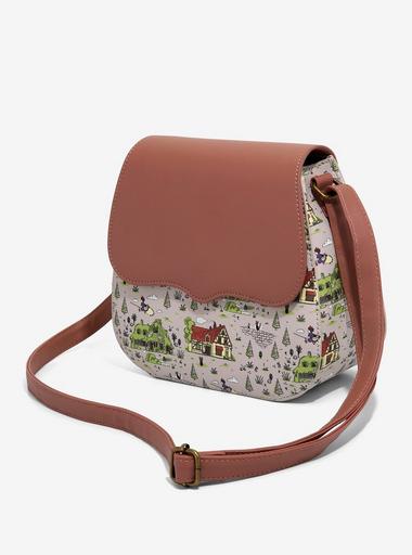 【kiki】 Studio Ghibli Kiki's Delivery Service Map Crossbody Bag