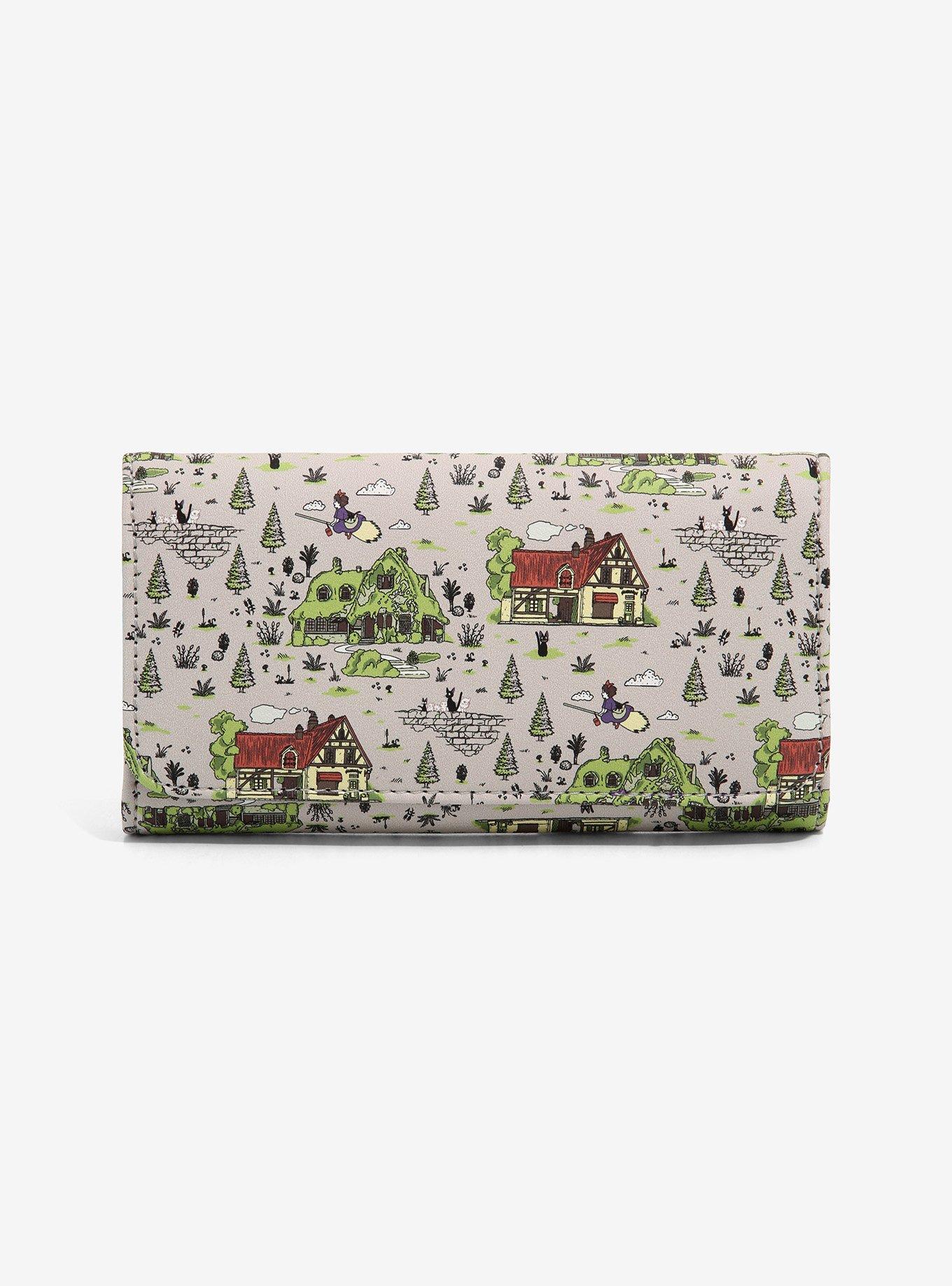 Studio Ghibli Kiki's Delivery Service Map Flap Wallet, , hi-res