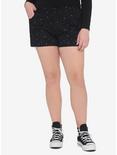 HT Denim Moon Star Ziggy Curvy High-Waisted Shorts Plus Size, CELESTIAL, hi-res