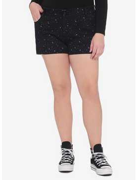 HT Denim Moon Star Ziggy Curvy High-Waisted Shorts Plus Size, , hi-res