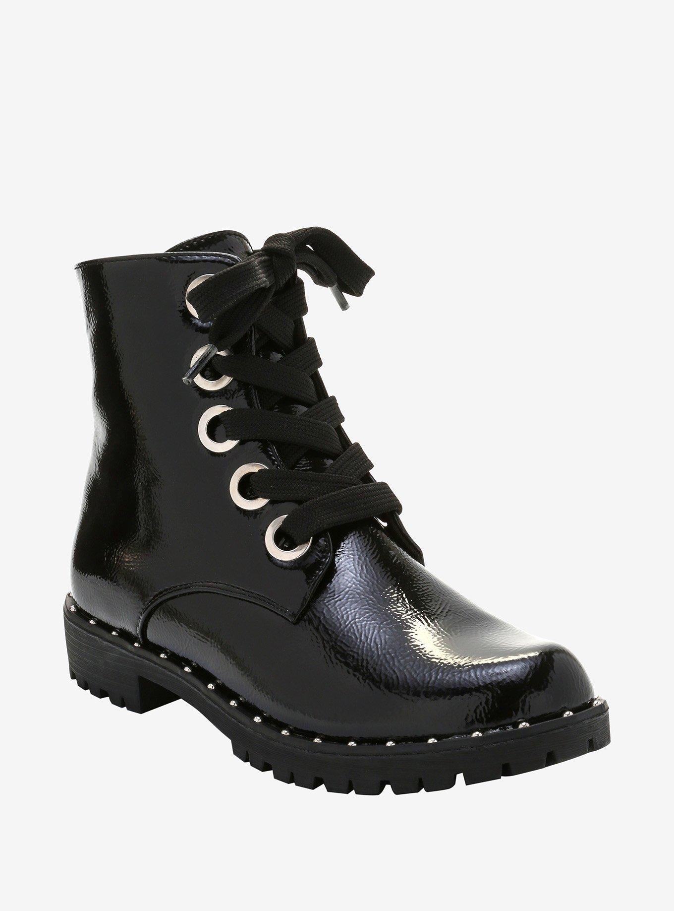 Bad Vibes Stud Combat Boots, MULTI, hi-res