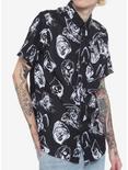 Reapers Woven Button-Up, BLACK, hi-res