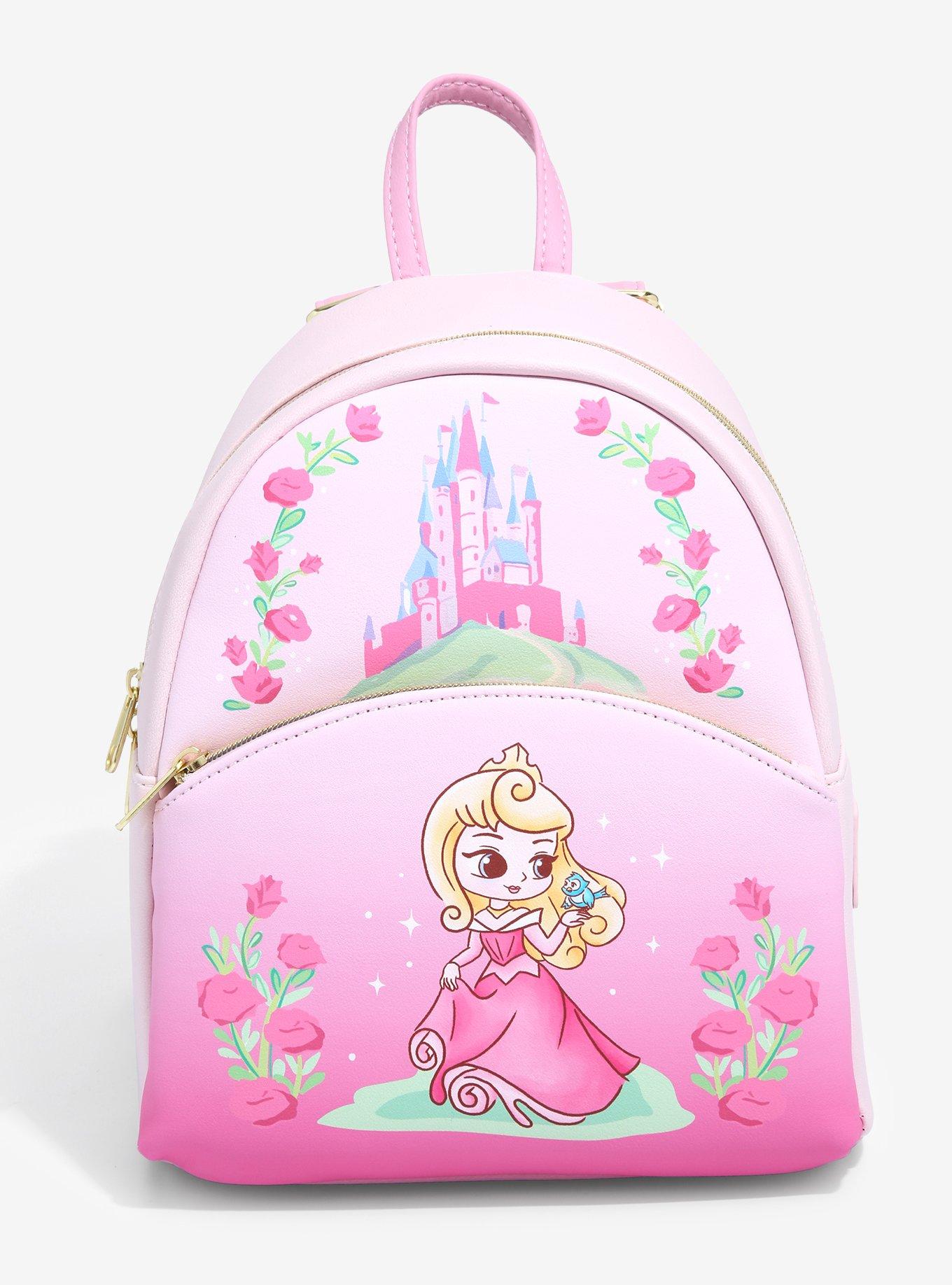 Loungefly Mini Backpack Disney Sleeping Beauty Maleficent DEC NWT Pink a la  Mode