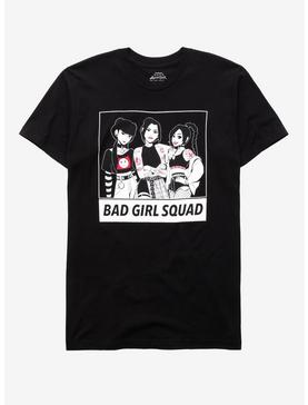 Avatar: The Last Airbender Bad Girl Squad Women's T-Shirt - BoxLunch Exclusive, BLACK, hi-res