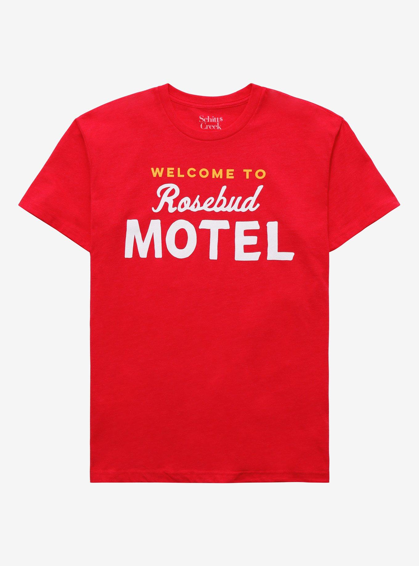 Schitt's Creek Rosebud Motel Women's T-Shirt - BoxLunch Exclusive, HEATHER RED, hi-res