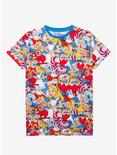 Cakeworthy Disney Alice in Wonderland Allover Print Women's T-Shirt - BoxLunch Exclusive, MULTI, hi-res