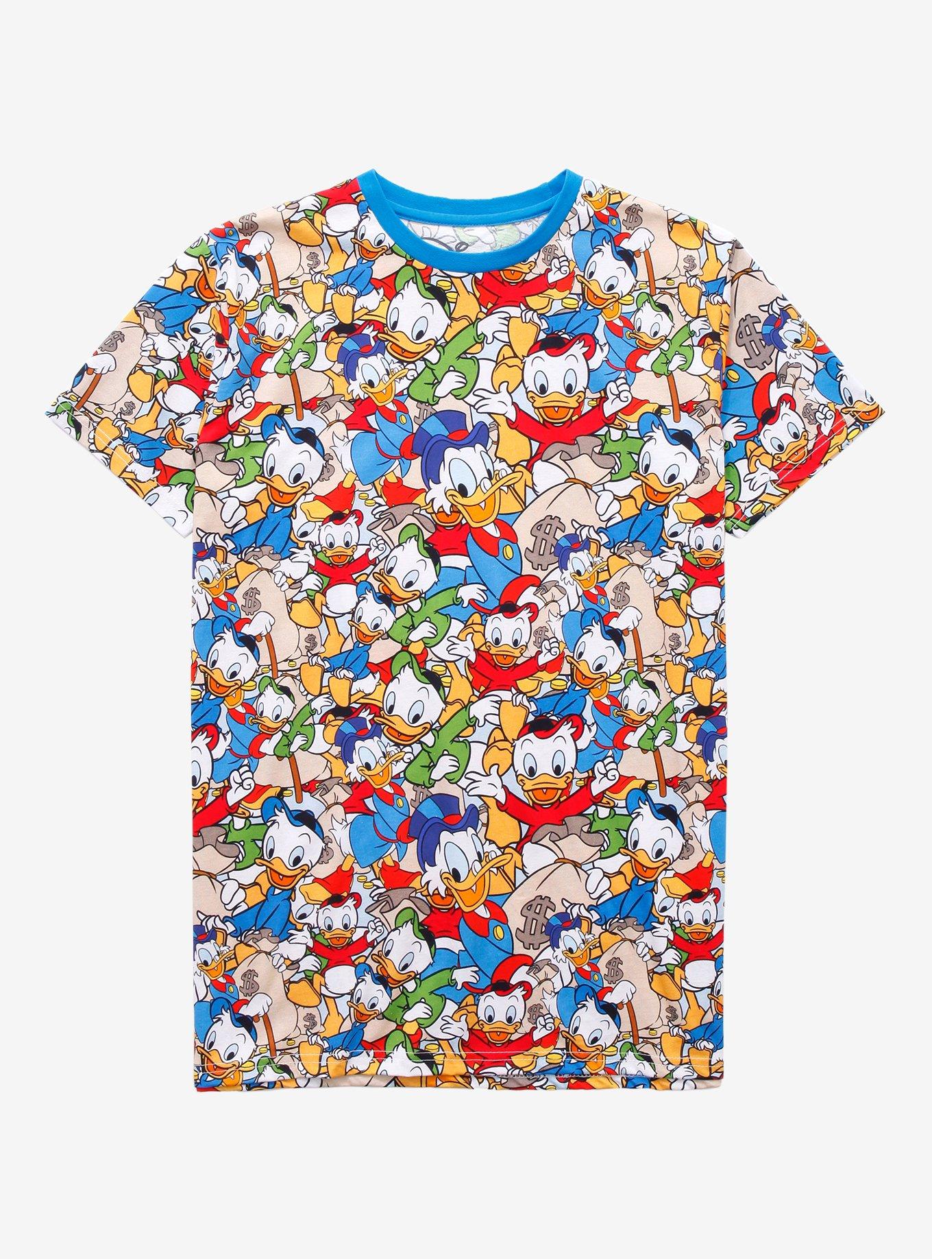 Cakeworthy Disney DuckTales Allover Print Women's T-Shirt - BoxLunch ...