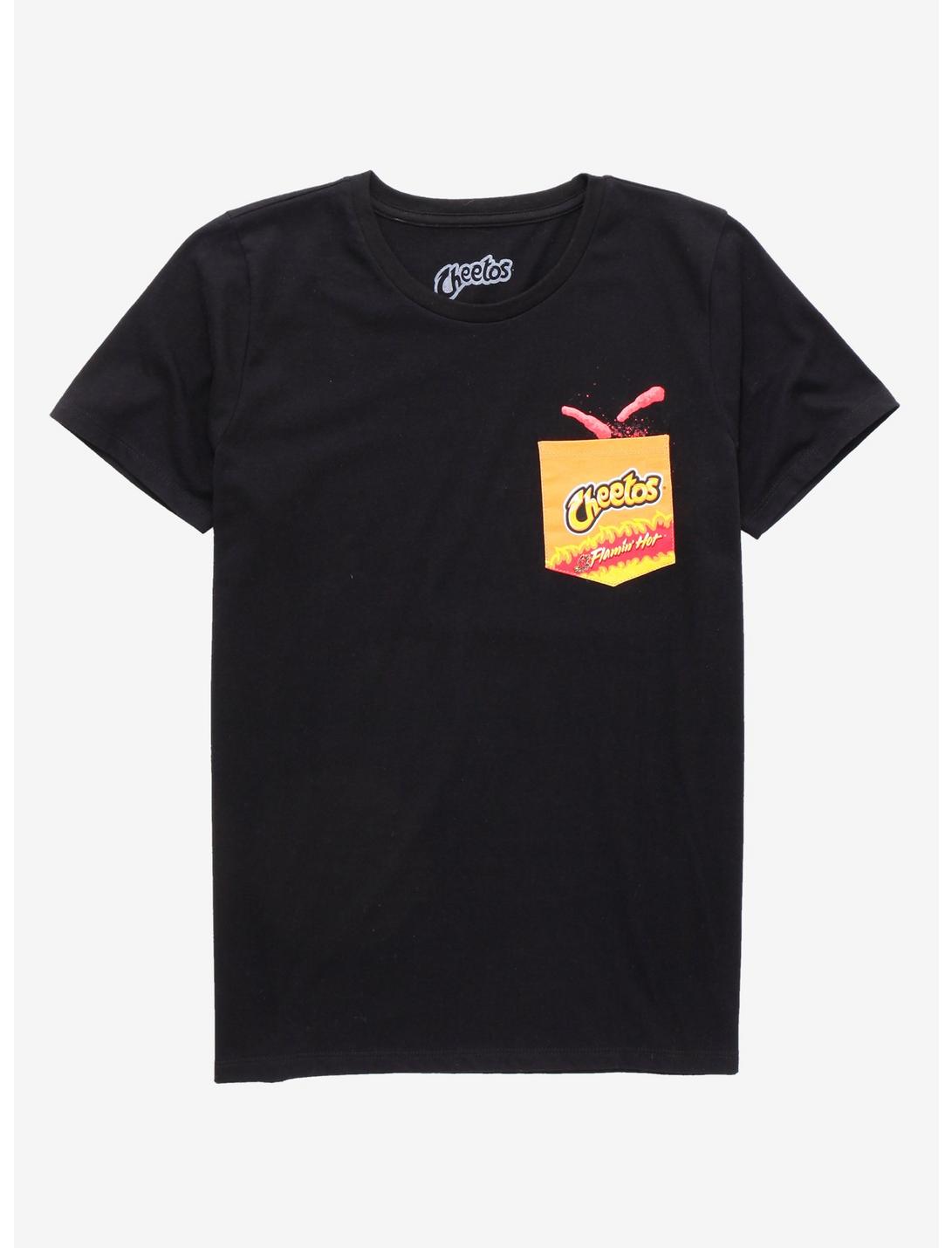 Cheetos Flamin' Hot Pocket T-Shirt - BoxLunch Exclusive, BLACK, hi-res