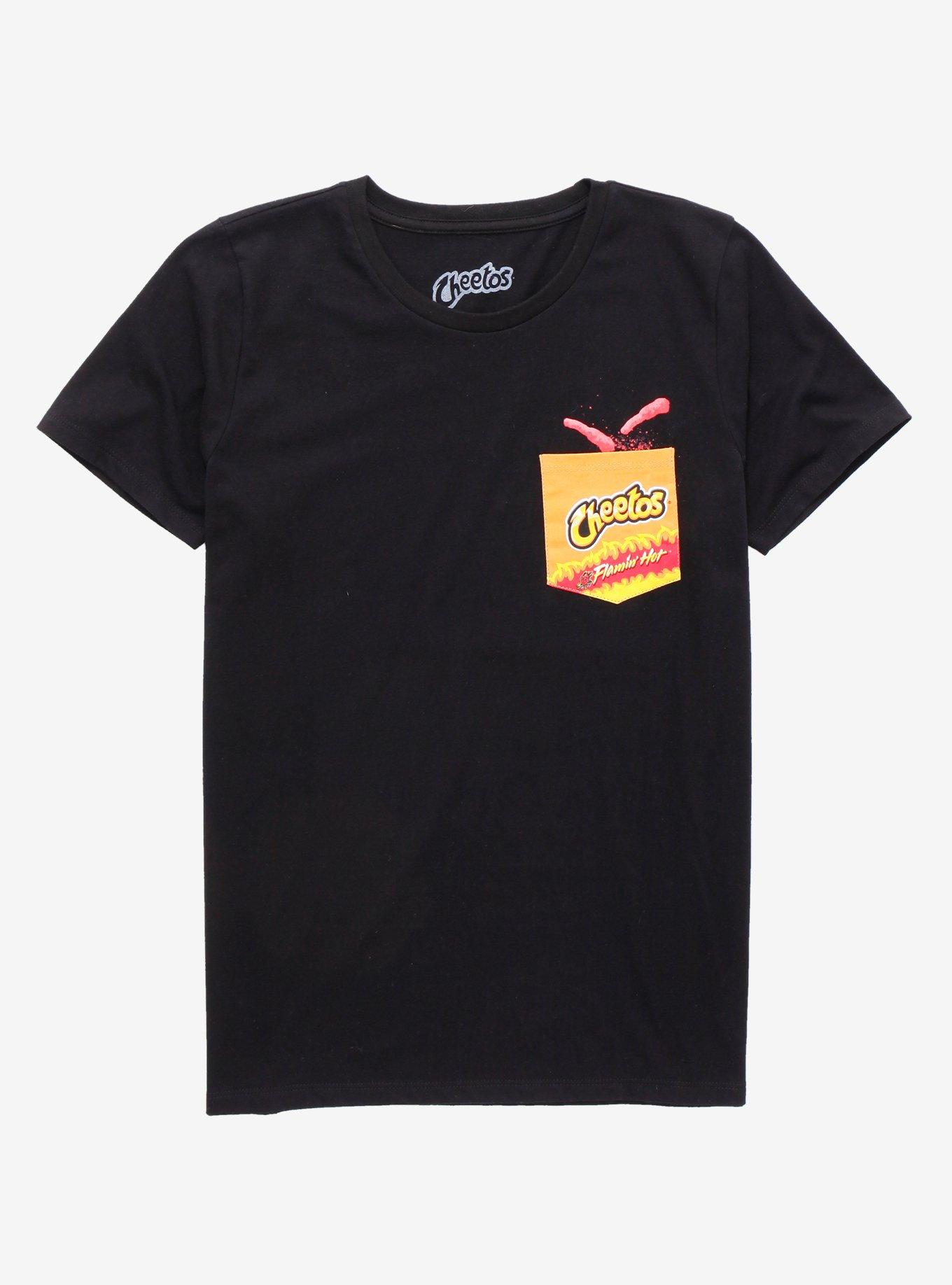 Cheetos Flamin' Hot Pocket T-Shirt - BoxLunch Exclusive, BLACK, hi-res
