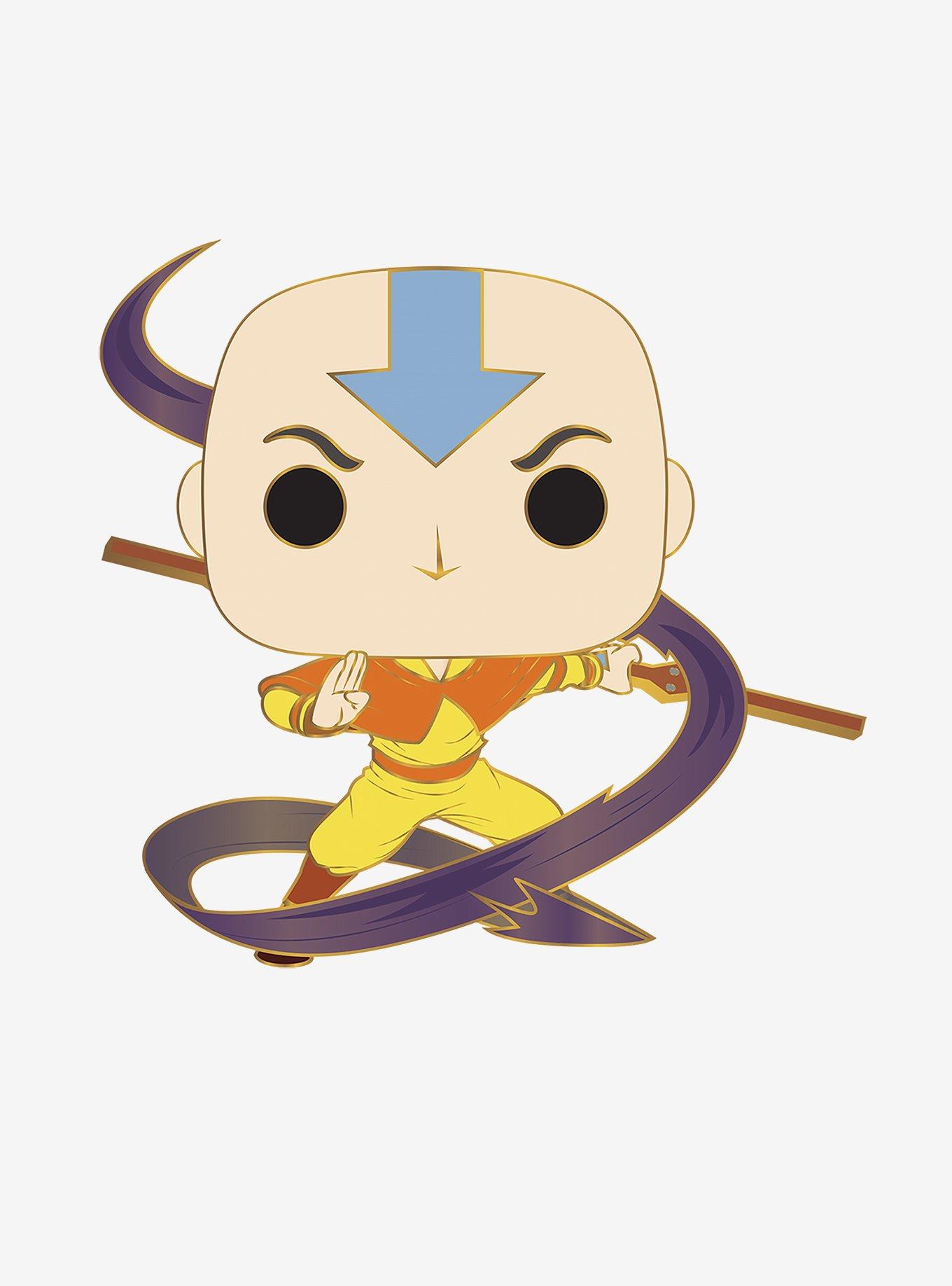 Funko Pop! Avatar: The Last Airbender Aang Large Enamel Pin, , hi-res