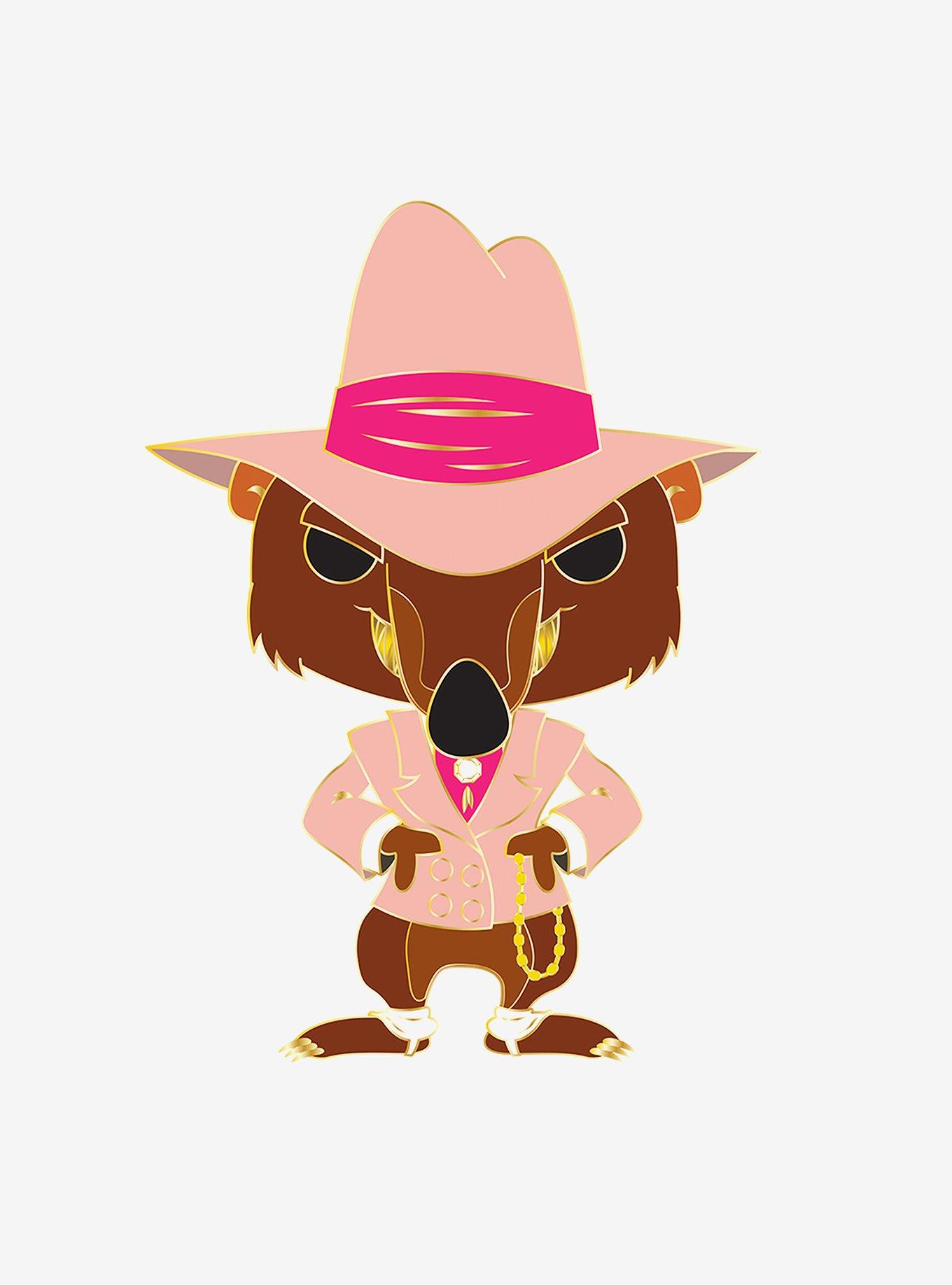 Funko Pop! Who Framed Roger Rabbit Smarty Weasel Large Enamel Pin, , hi-res