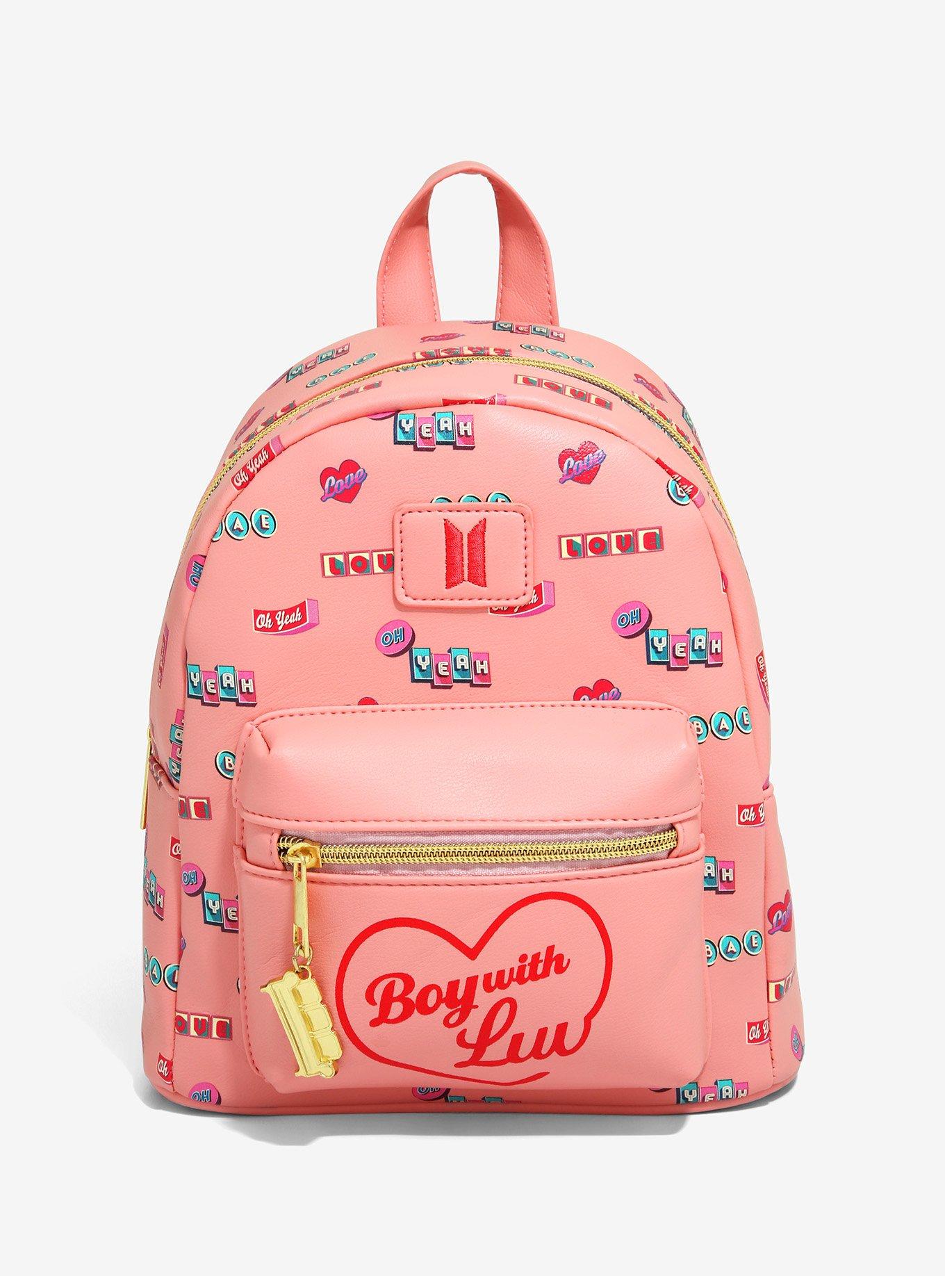 BTS Boy With Luv Icon Mini Backpack
