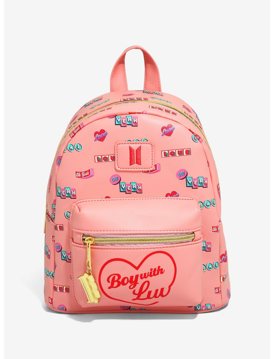BTS Boy With Luv Icon Mini Backpack, , hi-res