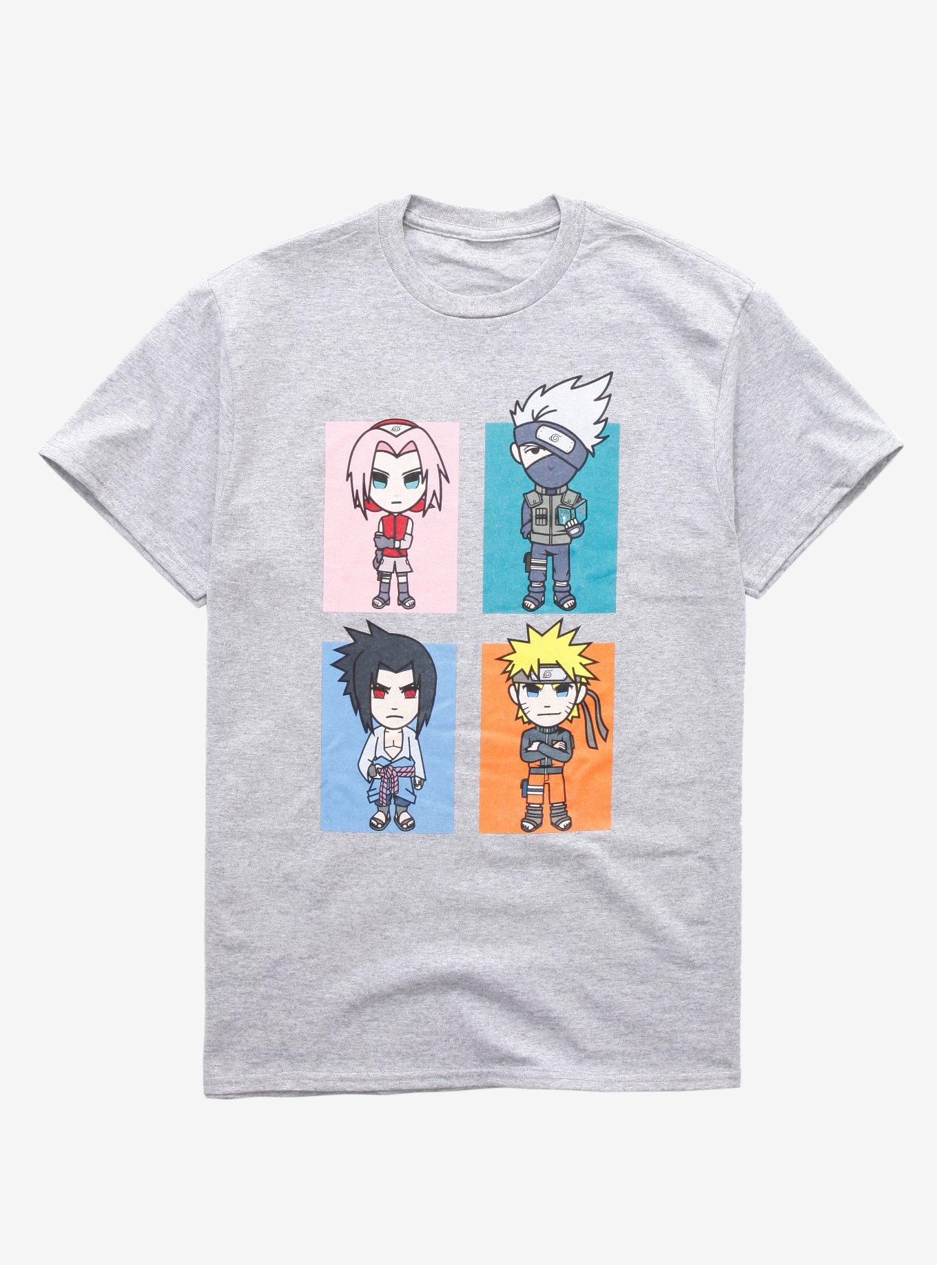 Tokidoki X Naruto Shippuden Character Panels T Shirt Boxlunch Exclusive
