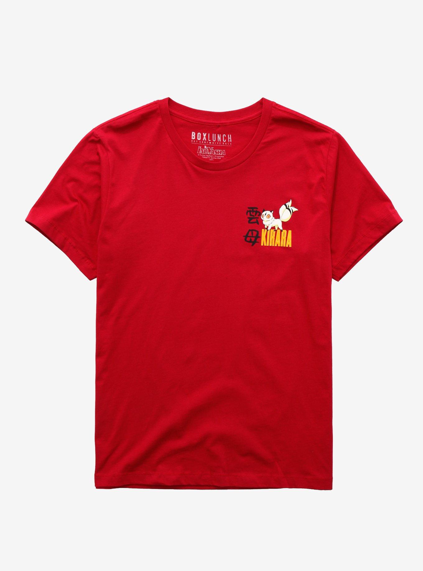 InuYasha Kirara T-Shirt - BoxLunch Exclusive, DARK RED, hi-res