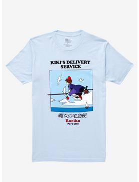 Studio Ghibli Kiki's Delivery Service Koriko Port City T-Shirt - BoxLunch Exclusive, LIGHT BLUE, hi-res