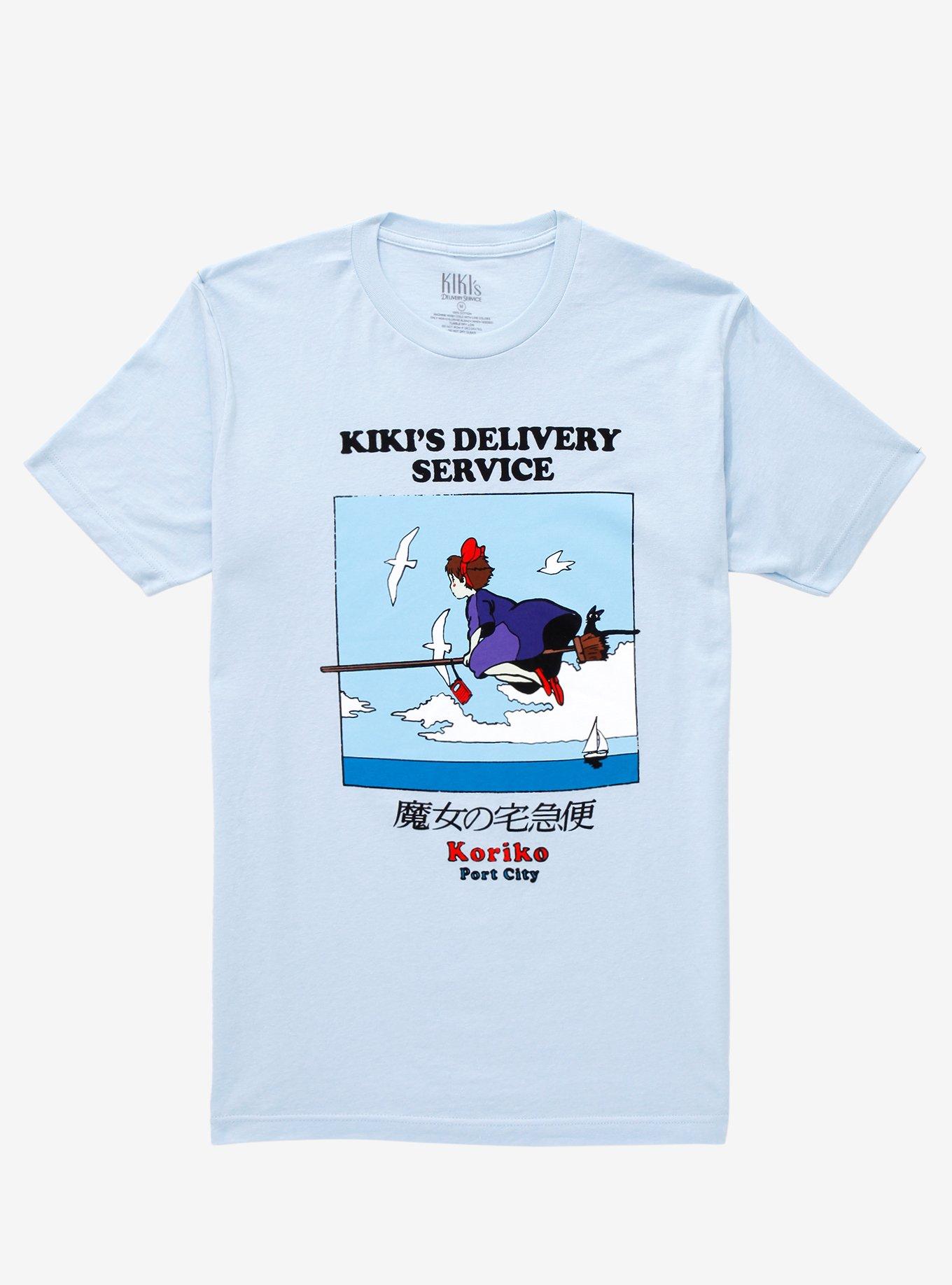 Studio Ghibli Kiki's Delivery Service Koriko Port City T-Shirt - BoxLunch Exclusive, LIGHT BLUE, hi-res