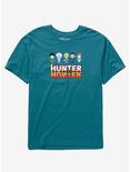 Hunter x Hunter Chibi Gon & Friends T-Shirt - BoxLunch Exclusive, TEAL, hi-res