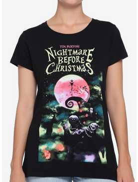 The Nightmare Before Christmas Watercolor Girls T-Shirt, , hi-res