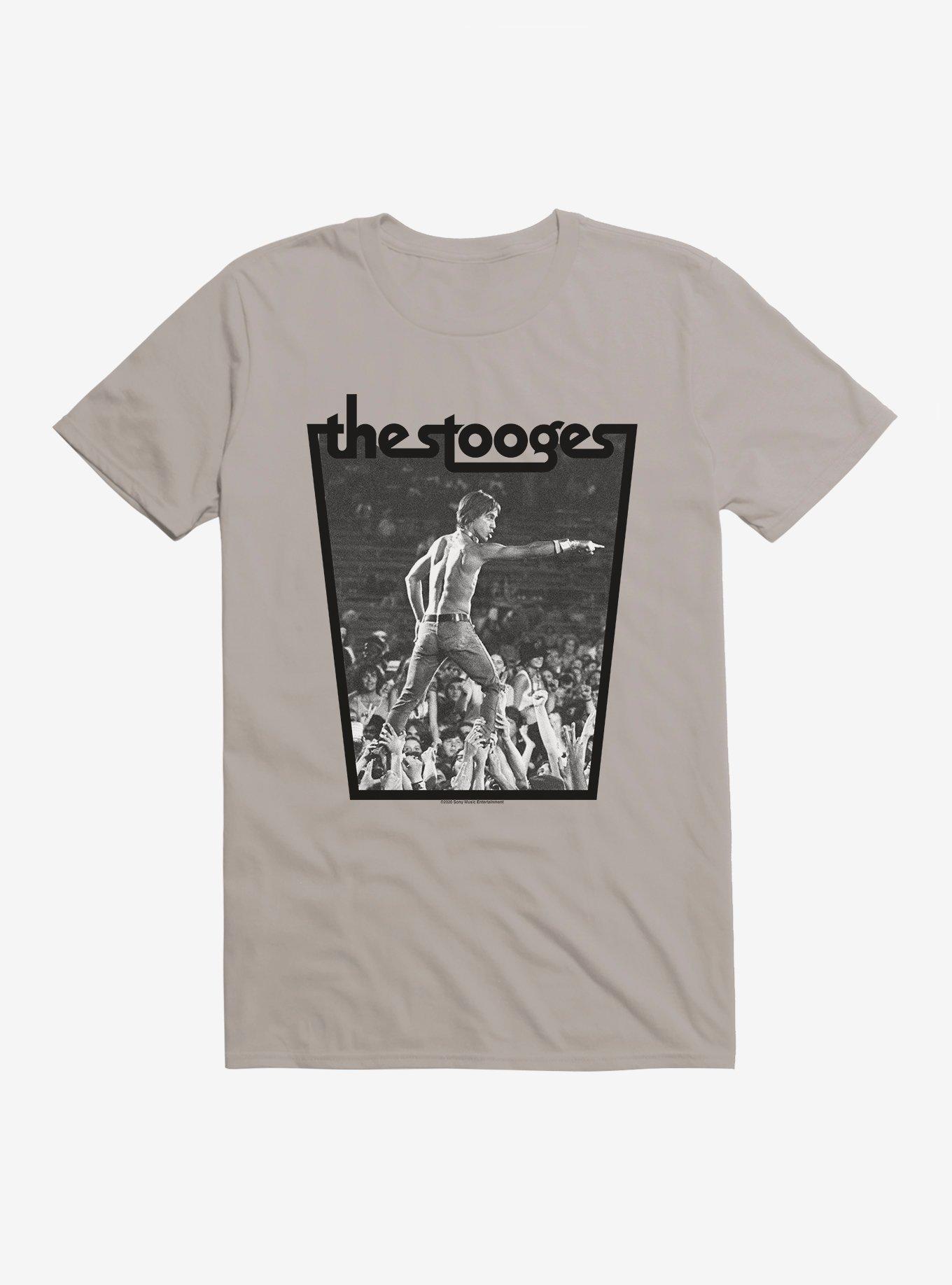 Iggy Pop Crowd Surf T-Shirt, LIGHT GREY, hi-res