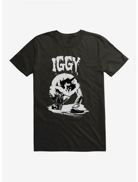Iggy Pop Stencil Design T-Shirt, , hi-res