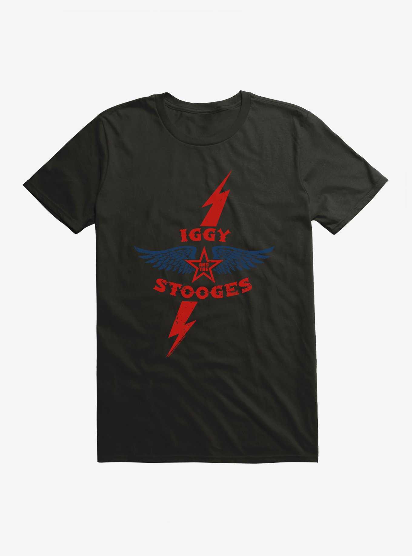 Iggy Pop The Stooges Logo T-Shirt, , hi-res