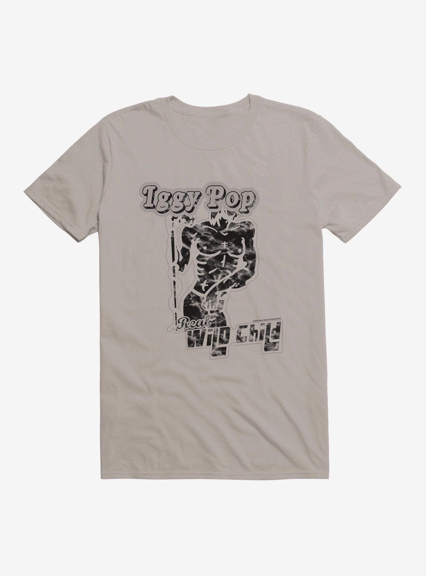 Iggy Pop Wild Child T-Shirt, LIGHT GREY, hi-res