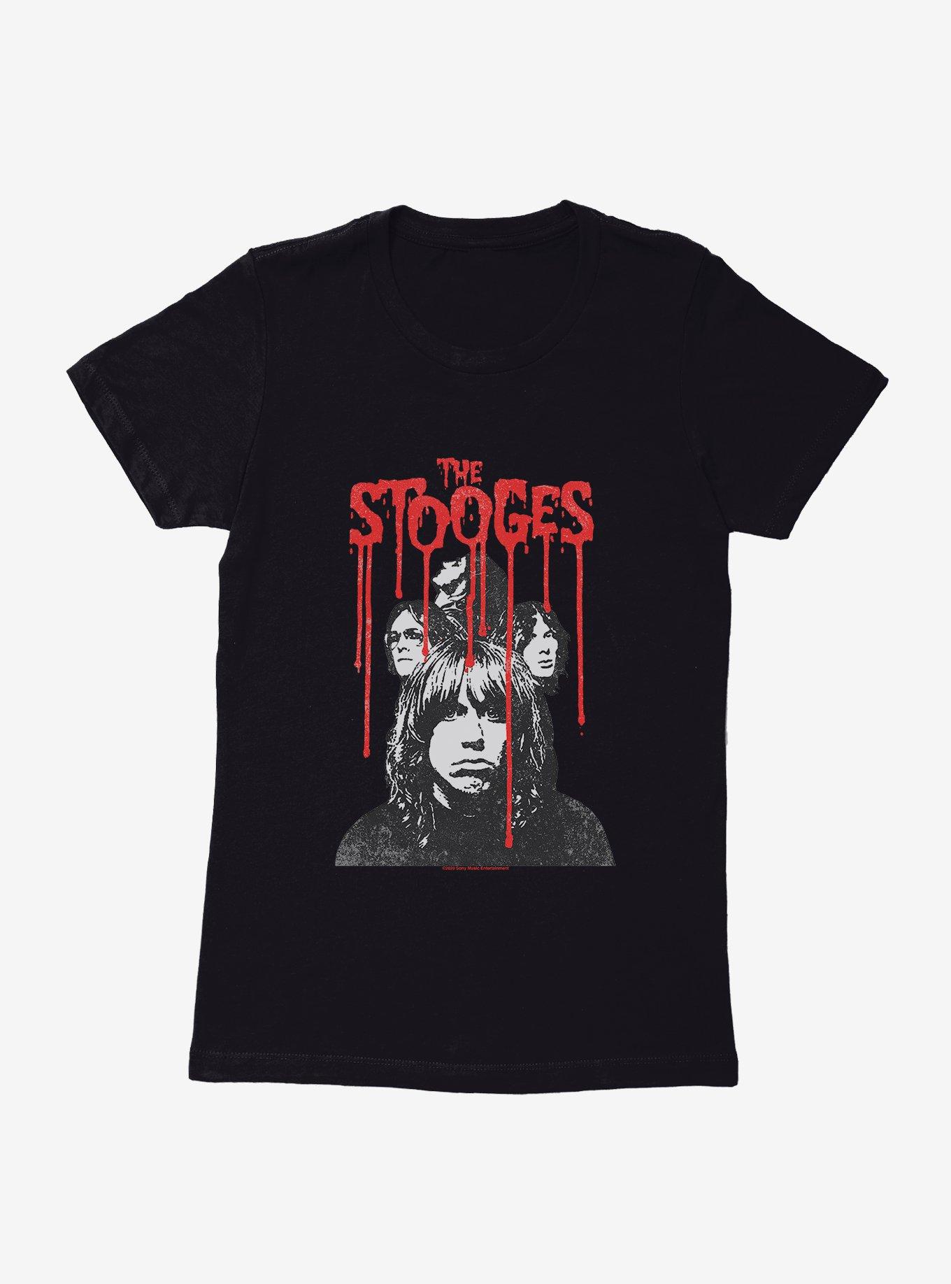 Iggy Pop The Stooges Red Font Womens T-Shirt, , hi-res