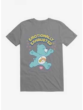 Care Bears Wish Bear Emotionally Exhausted T-Shirt, STORM GREY, hi-res