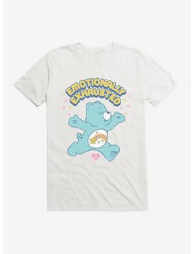 Care Bears Wish Bear Emotionally Exhausted T-Shirt, WHITE, hi-res