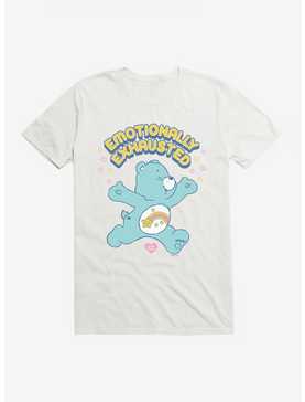 Care Bears Wish Bear Emotionally Exhausted T-Shirt, WHITE, hi-res