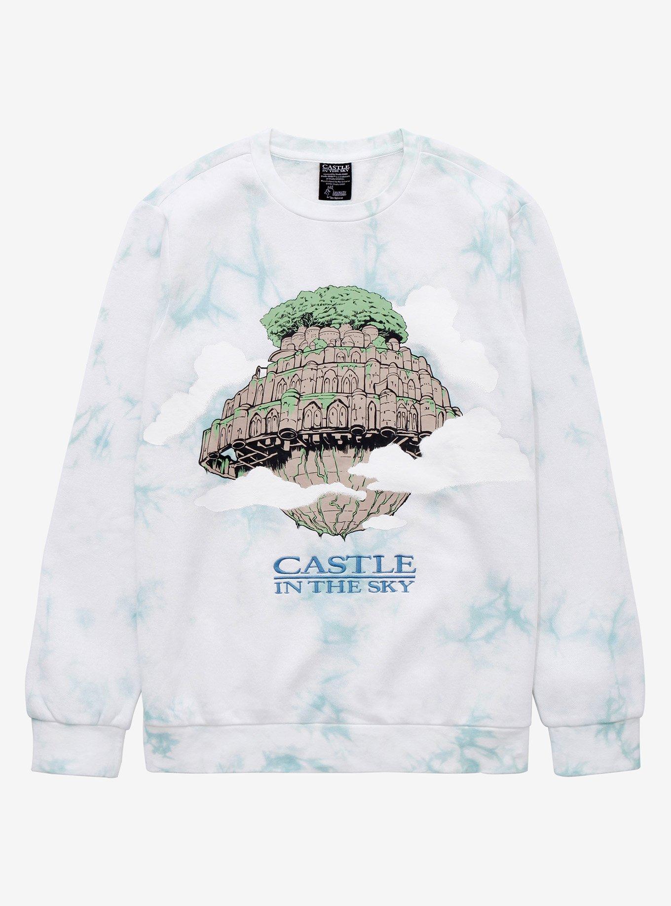 Studio Ghibli Castle in the Sky Tie-Dye Crewneck - BoxLunch Exclusive, TIE DYE, hi-res