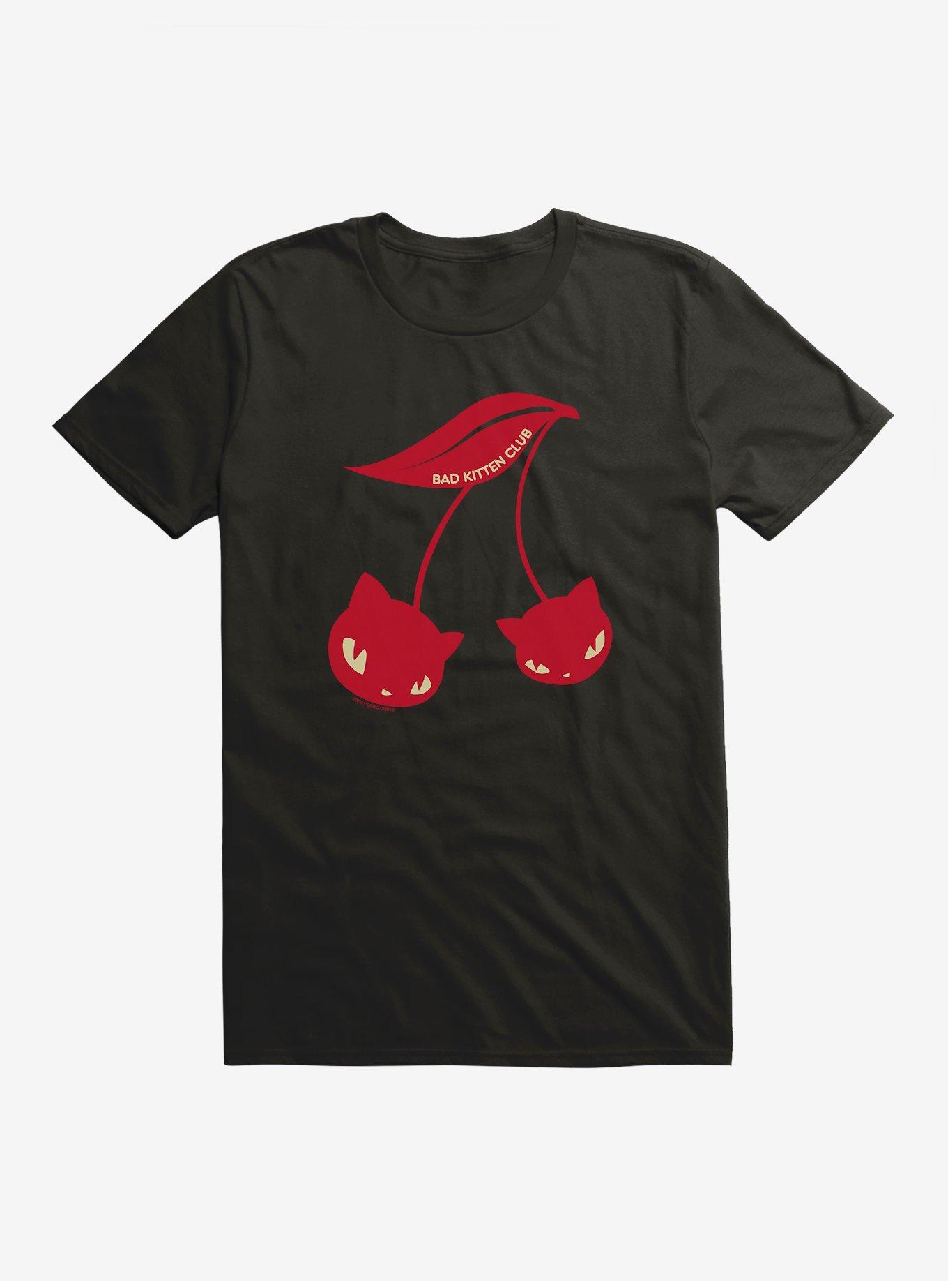 Emily The Strange Cherry Cats T-Shirt, , hi-res
