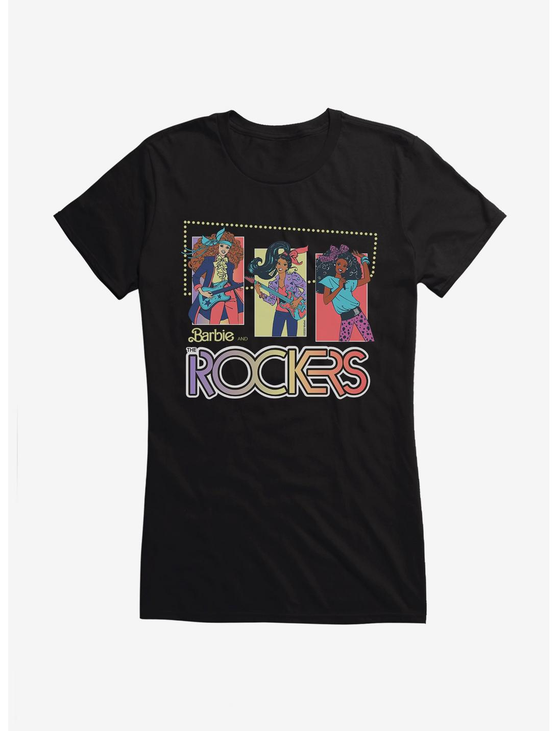 Barbie And The Rockers 80's Gradient Girls T-Shirt, BLACK, hi-res