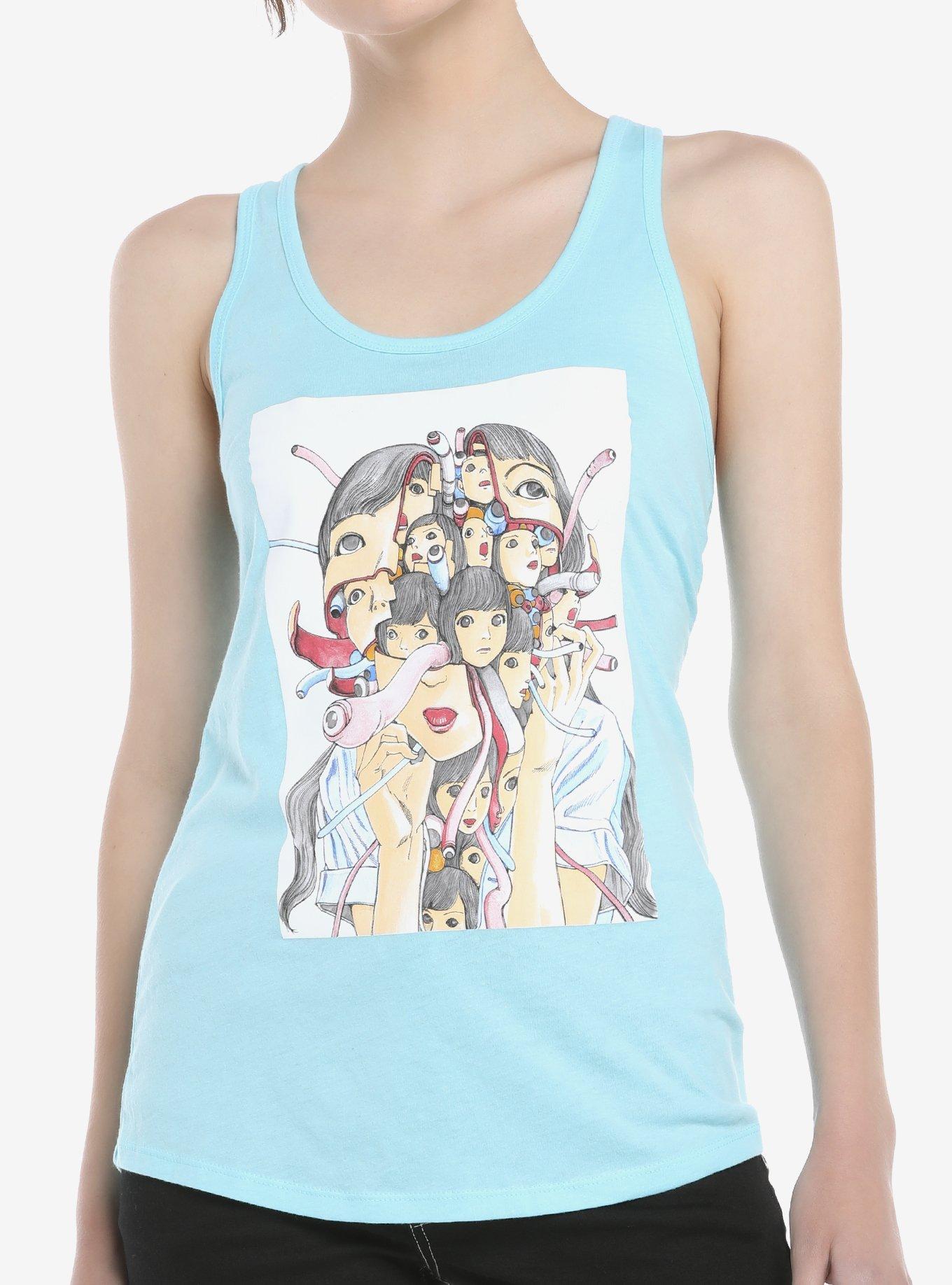 Shintaro Kago Illustration Girls Tank Top, MULTI, hi-res