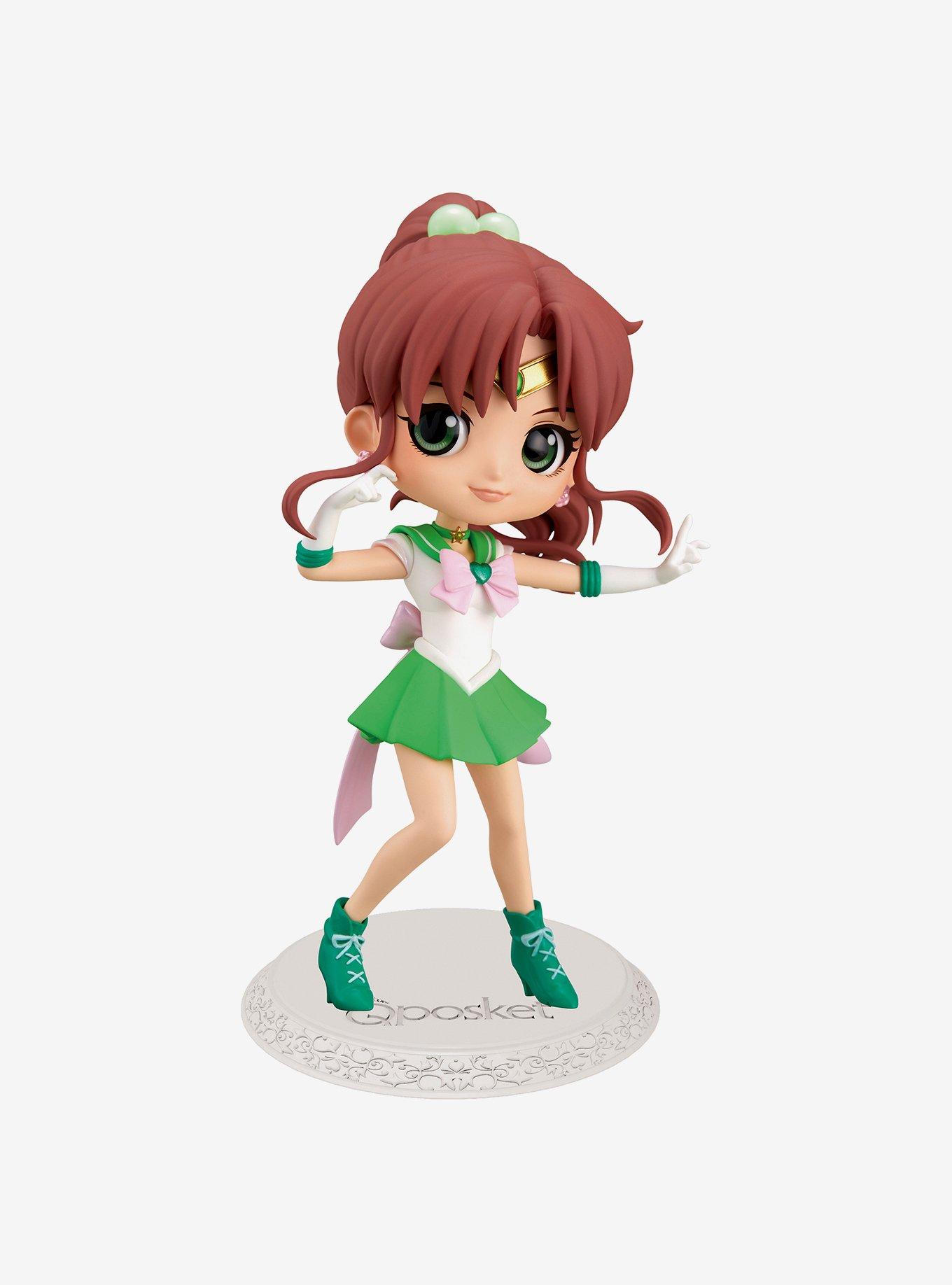 Banpresto Sailor Moon Eternal Q Posket Super Sailor Jupiter Figure (Ver.B), , hi-res