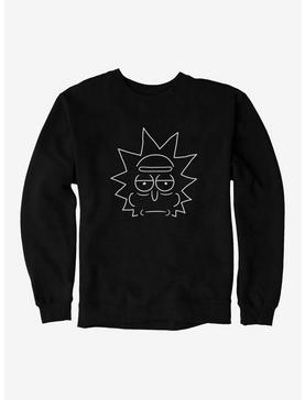 Rick And Morty Rick Outlined Sweatshirt, , hi-res