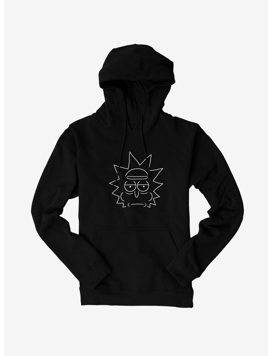 Rick And Morty Rick Outlined Hoodie, , hi-res