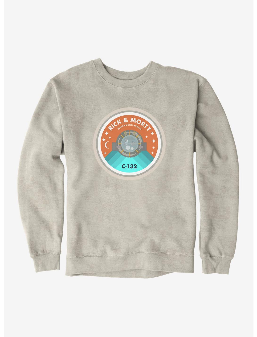 NEW & OFFICIAL! Rick And Morty 'Spaceship' Crew Neck Sweatshirt