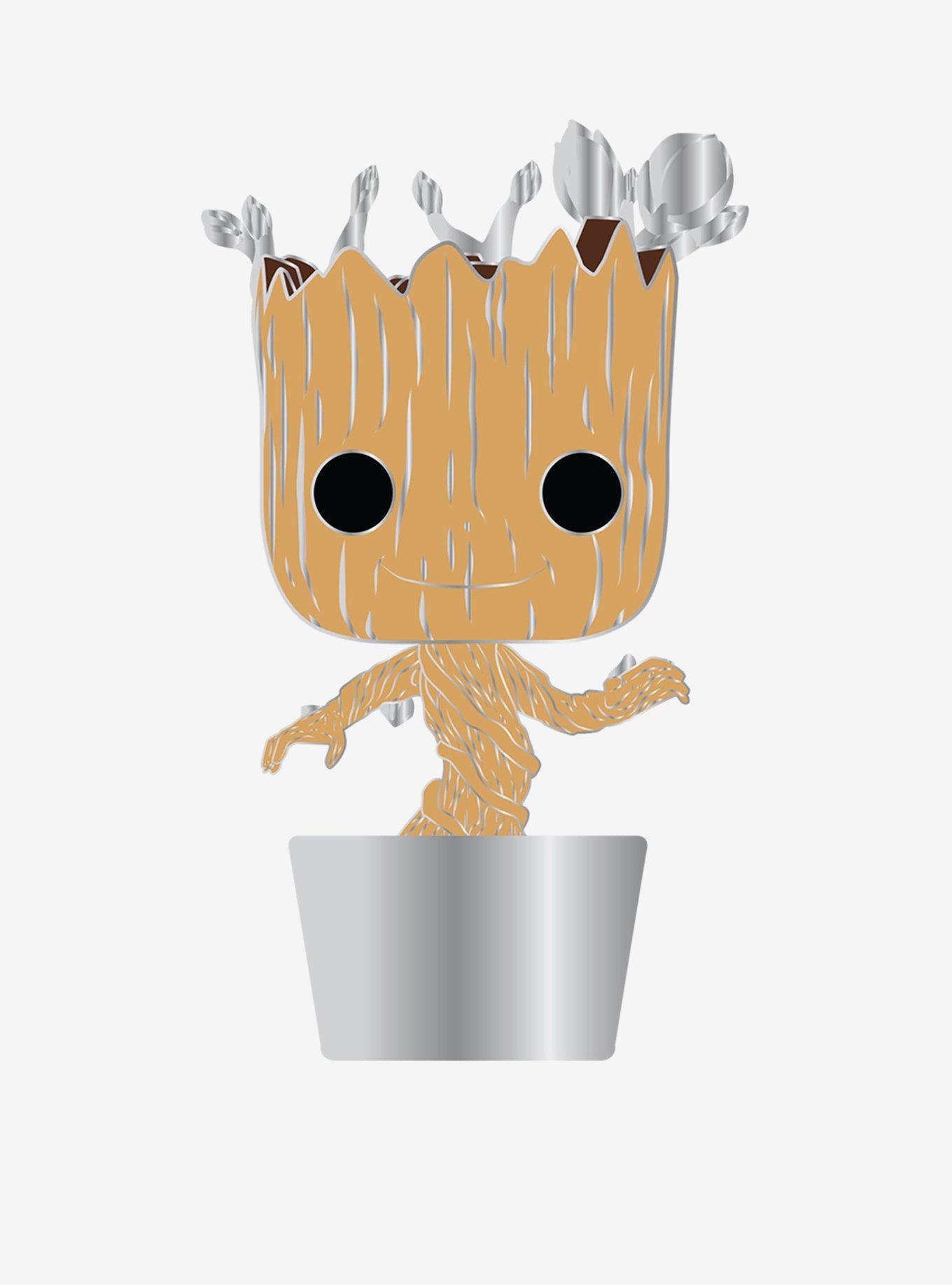 Funko Marvel Pop! Baby Groot (With Silver Chase) Enamel Pin, , hi-res