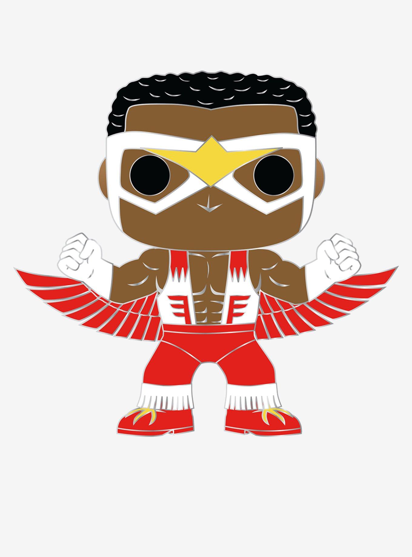 Funko Marvel Pop! Falcon Enamel Pin, , hi-res