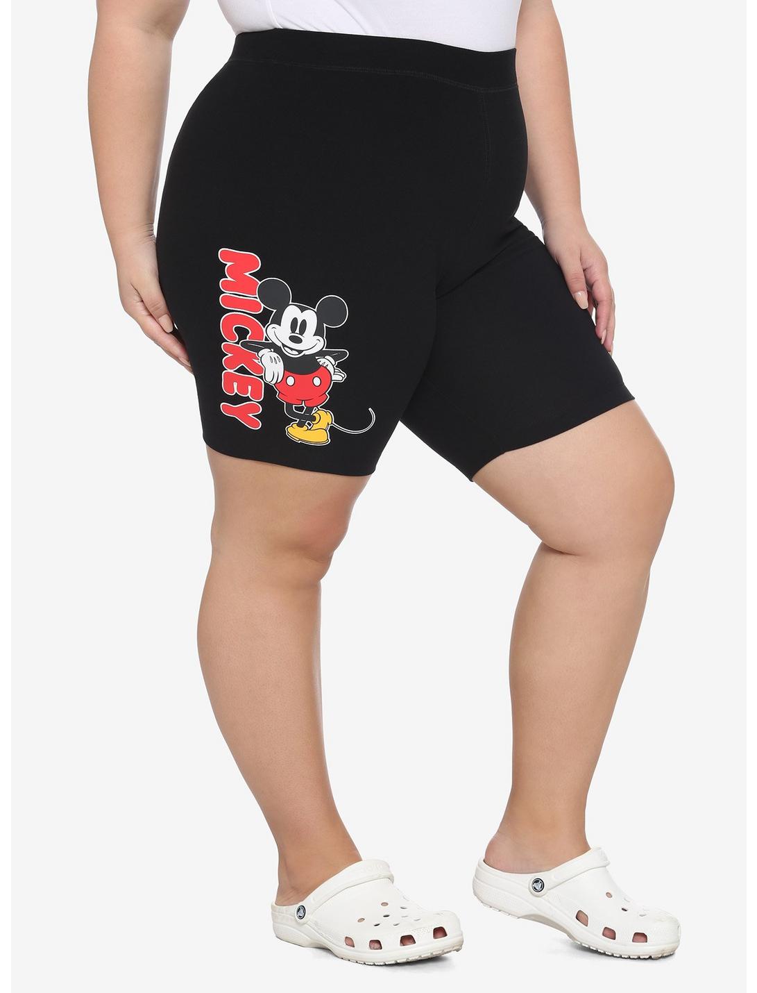 Disney Mickey Mouse Biker Shorts Plus Size, MULTI, hi-res